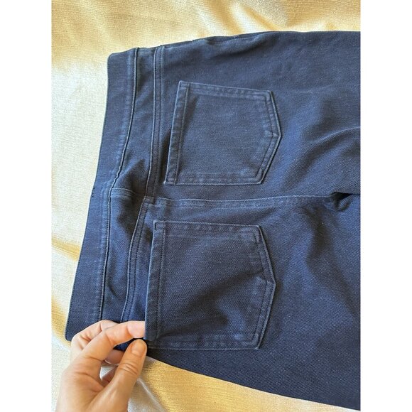 Spanx Skinny Pull On Jeans Womens Medium Dark Blue Legging Jegging Jeans Pants - Picture 7 of 11